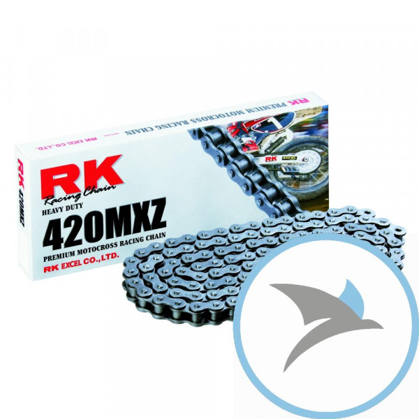 RK Standardkette 420MXZ/072 Kette offen mit Clipschloss