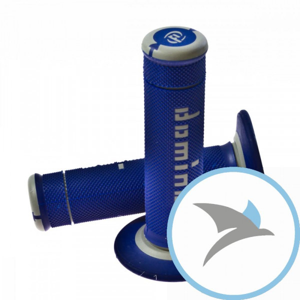 Griffgummi blau/grau Domino D.22 mm. L.118MM geschlossen - A19041C5248A7-0