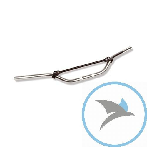 Lenker Alu silber 22mm TRW Cross hoch - MCL155C