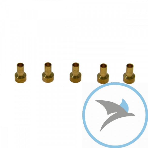 LOETNIPPEL Länge 8.0 mm Bohrung 2.3 mm