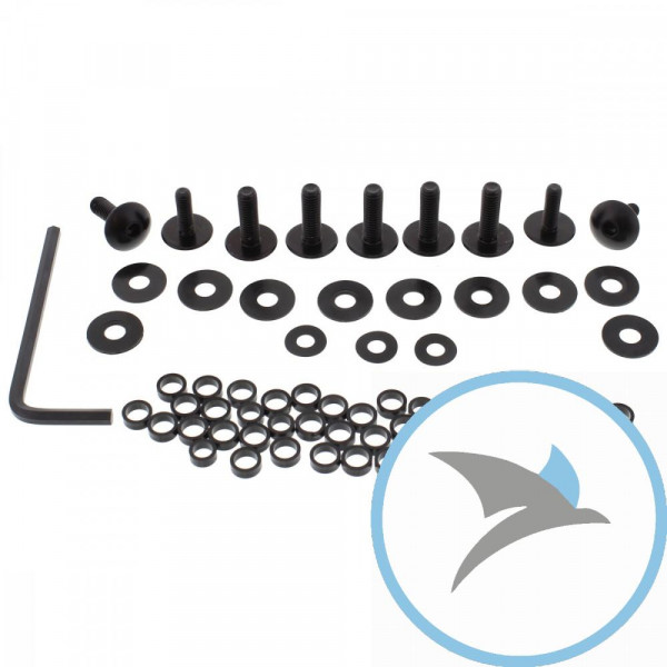 VERKLEID Schraube Satz Pro Bolt alu schwarz - FSU166BK