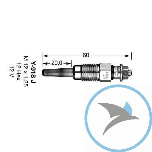 Glühkerze NGK 857 Y-918J D-Power 2 - 6285