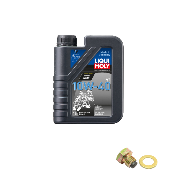 SYM EuroMX 125 Service Kit Ölwechsel Öl LIQUI MOLY 10W-40 Schraube