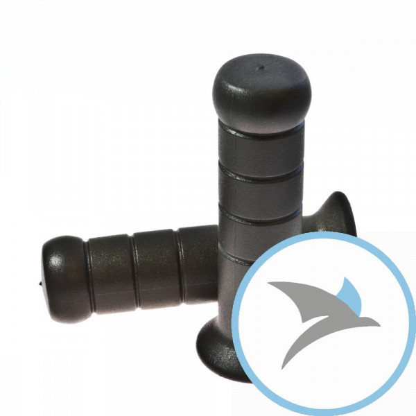 Griffgummi schwarz Domino D22.mm. L.122MM geschlossen - 2166.82.40.04