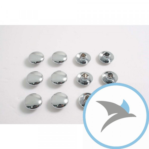 Kappen Schraube M6 chrom JMP Packung Inhalt 12 Stück