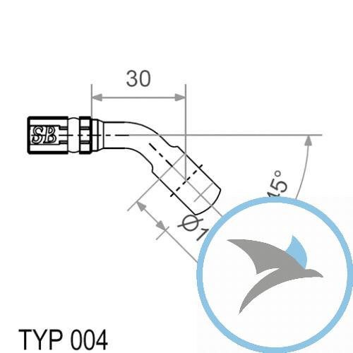 Ringfitting Vario TYP004 10 mm 45 gold