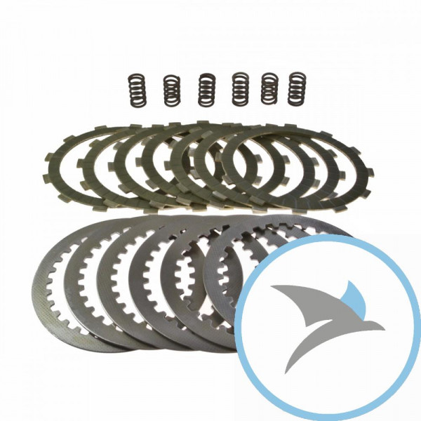Kupplung Aramid EBCLamellen + Federn+Scheiben