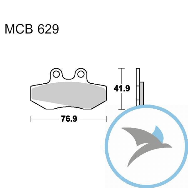 Bremsklotz Standard TRW oder 7379423 - MCB629