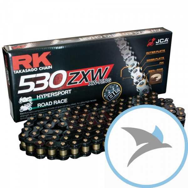 RK XW-RINGK SW530ZXW/118 - KETTE OFFEN M NIETSCHLOSS