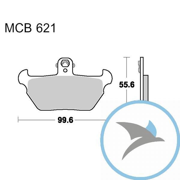 Bremsklotz Sinter vorne TRW oder 7320955 - MCB621SV