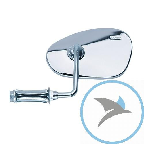 Spiegel oval chrom links - 913/4VL