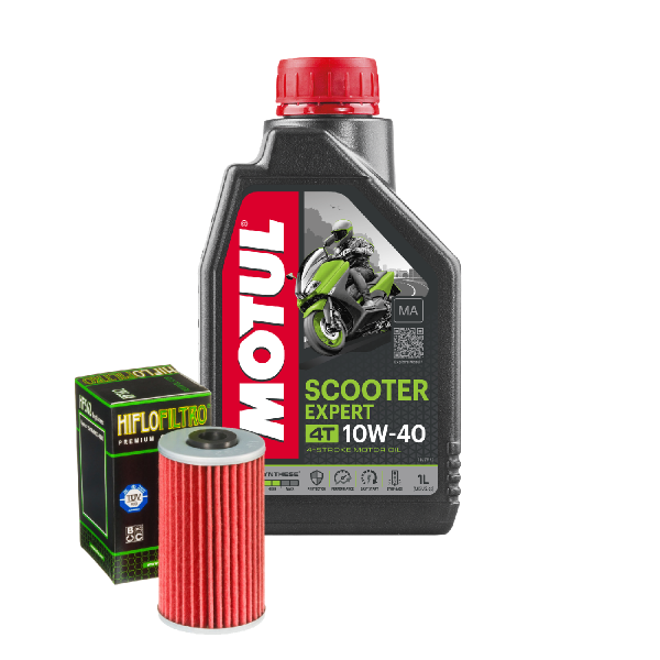 Kymco Grand Dink 125 Service Kit Ölwechsel Öl Motul Scooter 10W40 MA Ölfilter