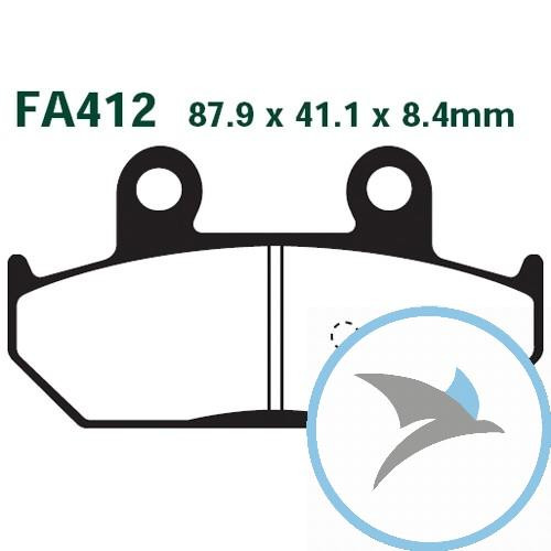 Bremsklotz Standard Scooter EBC - SFA412