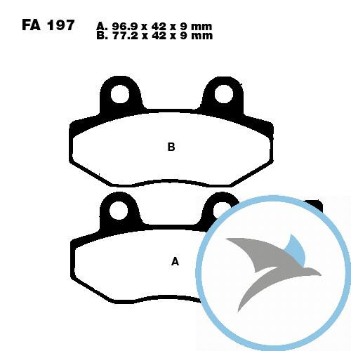 Bremsklotz Sinter EPFA EBC - EPFA197HH