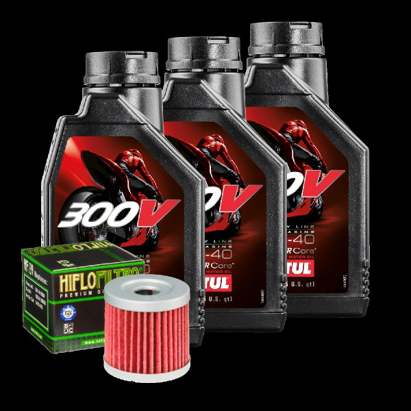 Kawasaki KFX 400 A KSF Service Kit Ölwechsel Öl Motul 300V 10W40 Ölfilter