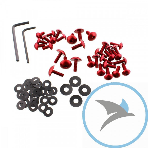 VERKLEID Schraube Satz Pro Bolt alu rot - FDU310R