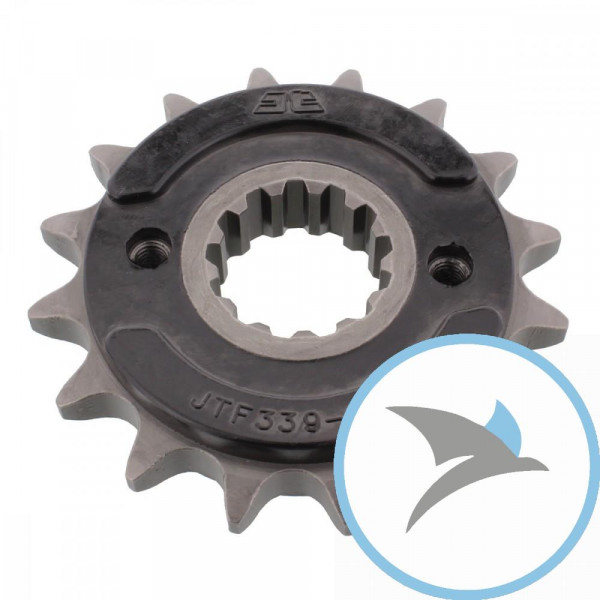 Ritzel 16Z Teilung 530 gummiert Innendurchmesser 26/30 - JTF339.16RB
