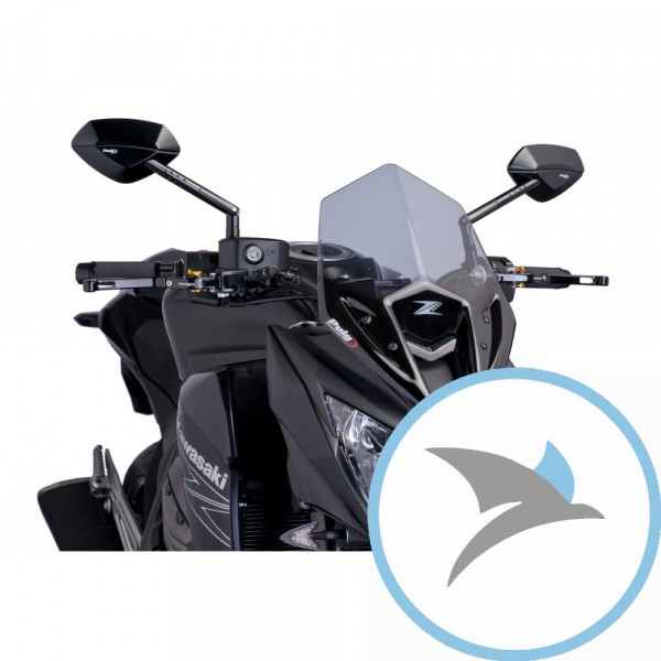 Sportscheibe New Generation Puig für NB rauchgrau - 6401H