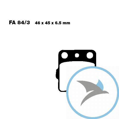 Bremsklotz Sinter R EBC oder 7872872 - FA084/3R