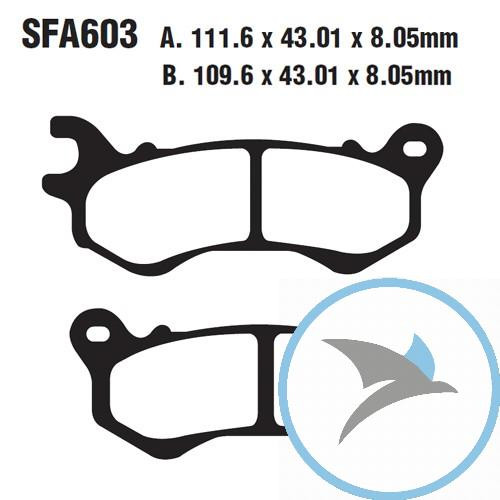 Bremsklotz Standard Scooter EBC - SFA603
