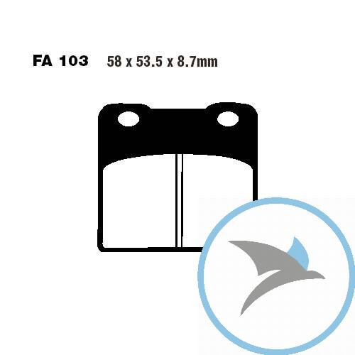 Bremsklotz Standard EBC oder 7871551 - FA103