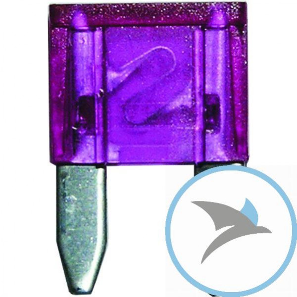 Mini-Sicherung 3A violett Packung 50 - 4001796698101