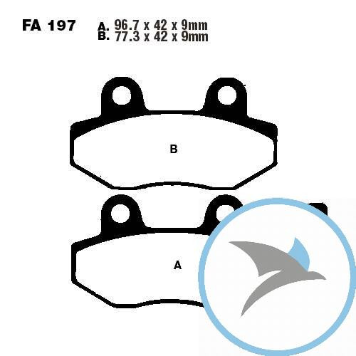 Bremsklotz Sinter HH EBC - FA197HH