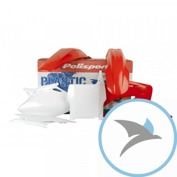 komplett Kit rot 04 / weiß - 90109