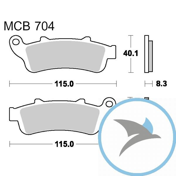 Bremsklotz Standard TRW - MCB704