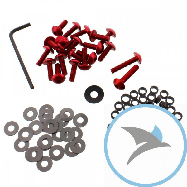 VERKLEID Schraube Satz Pro Bolt alu rot - FOAP150R