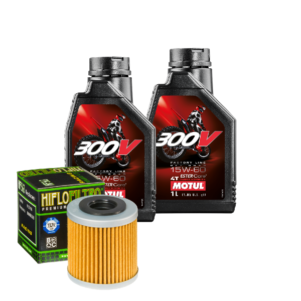 Aprilia RXV 450 Service Kit Ölwechsel Öl Motul 300V 15W60 Ölfilter