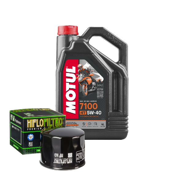 BMW R 1200 RT LC ABS Service Kit Ölwechsel Öl Motul 7100 5W40 Ölfilter