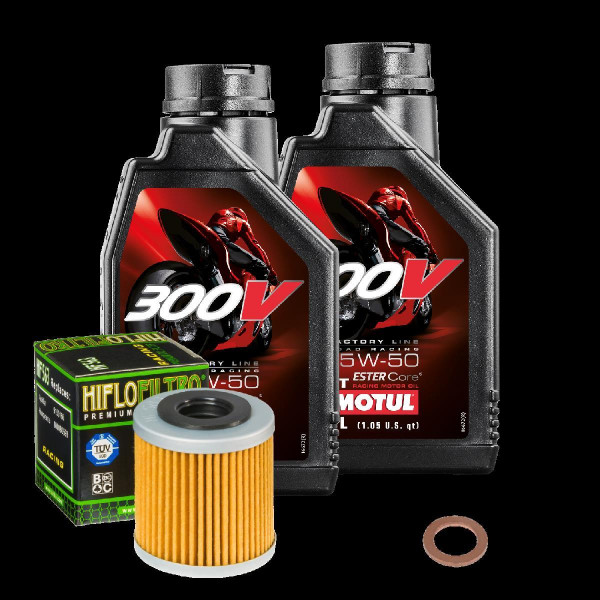 Husqvarna TE 630 ie Service Kit Ölwechsel Öl Motul 300V 15W50 Ölfilter