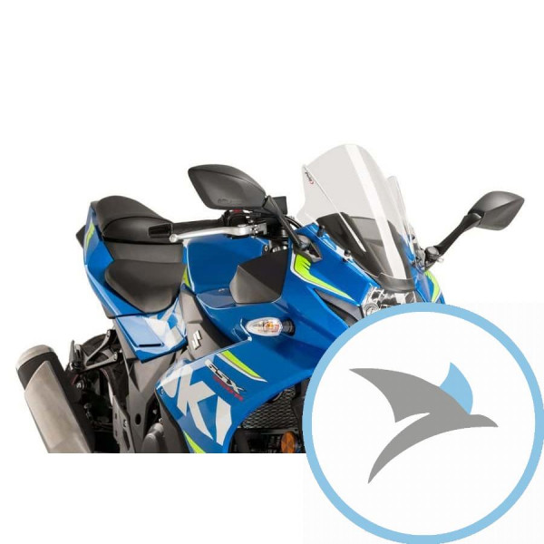 Racingscheibe transparent - 9722W