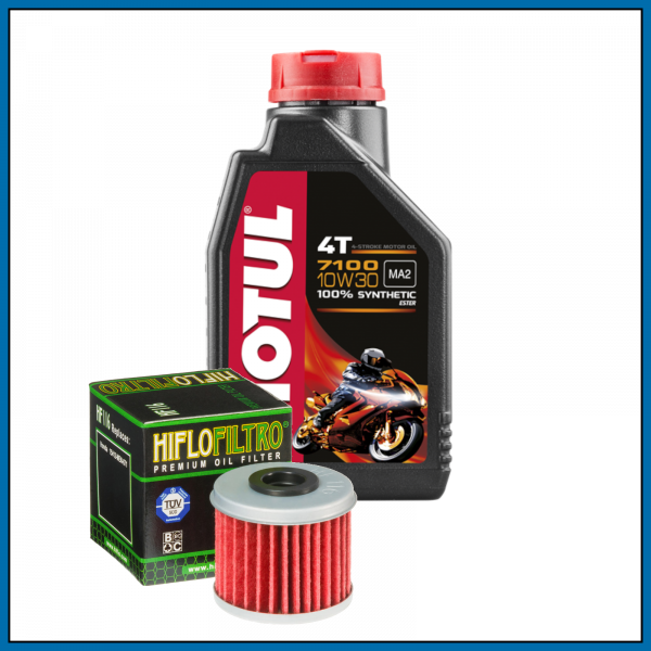 Honda CRF 250 R Service Kit Ölwechsel Öl Motul 7100 10W30 Ölfilter